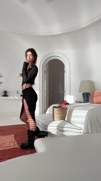 Rachelcook beim Tanzen: hemmungslos, spät nachts