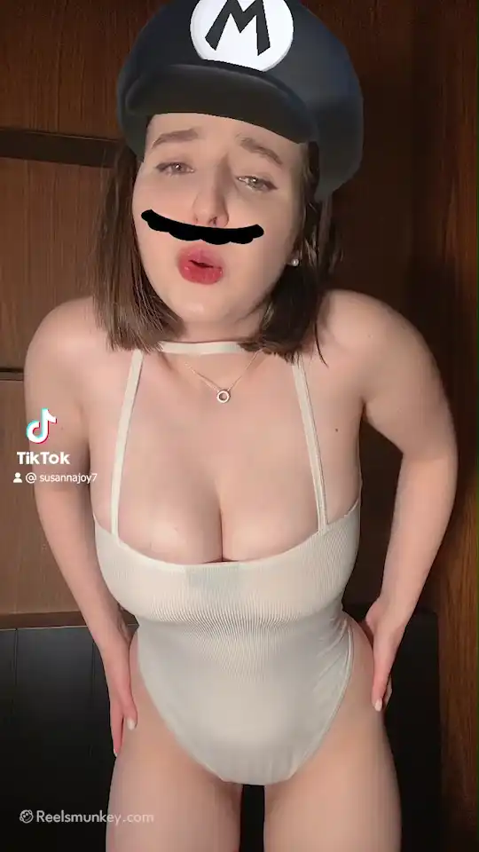 This Cute Long Mustache Mario Looks Super Hot When Goes Naked