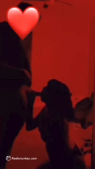 A Thick Boobs Babe Doing Raw Silhouette Trend With Her Partner