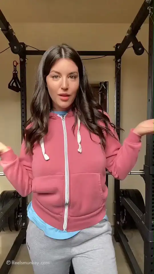 This Women Just Jump Hard On Her Home Gym