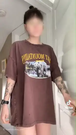Imagine This Sexy Brunette Showing Up In Your Door Step Like This
