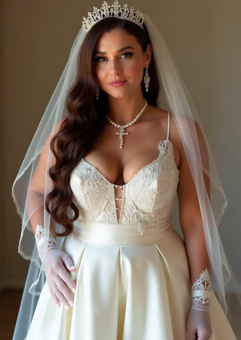 Ai Generated Bride Cum
