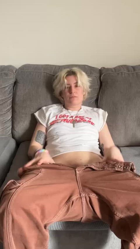 Blonde FTM Hairy Pussy