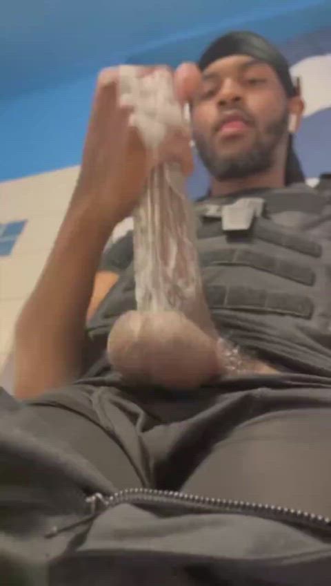 Male Masturbation Monster Cock Public
