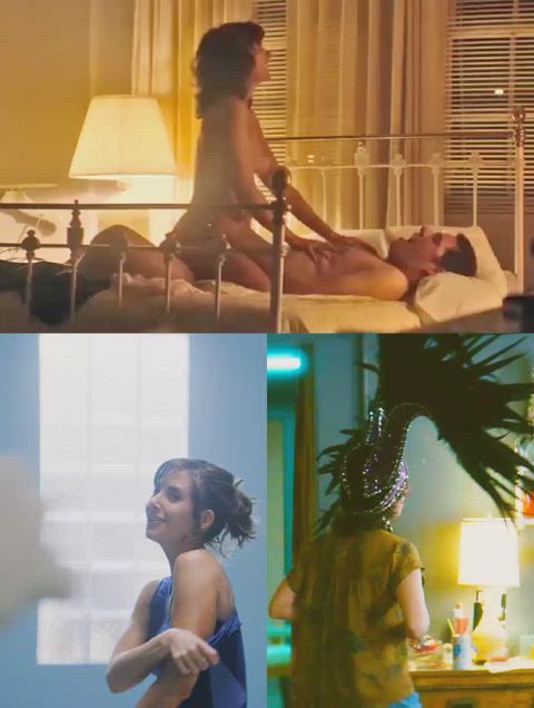 Actress Alison Brie Bouncing Tits