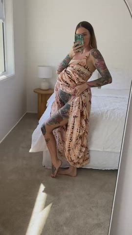 MILF Pregnant Tattoo