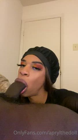 Blowjob Ebony TightLipsBigDick