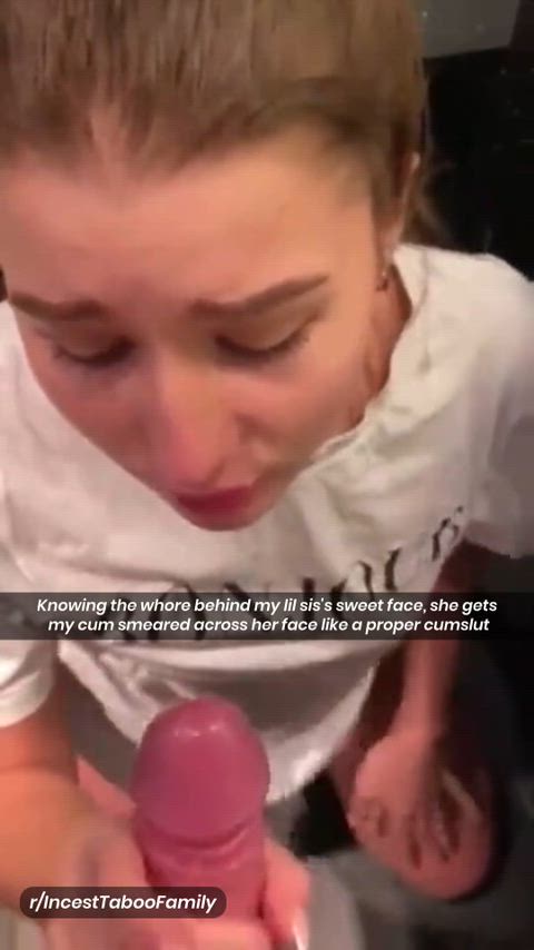 Blowjob Brother Caption