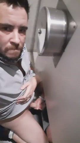 Handjob Public Toilet