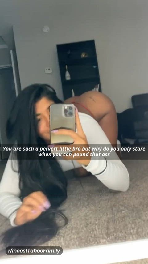 Ass Brother Caption