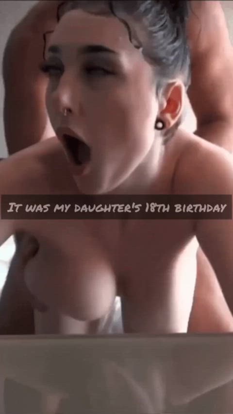 Big Tits Caption Dad