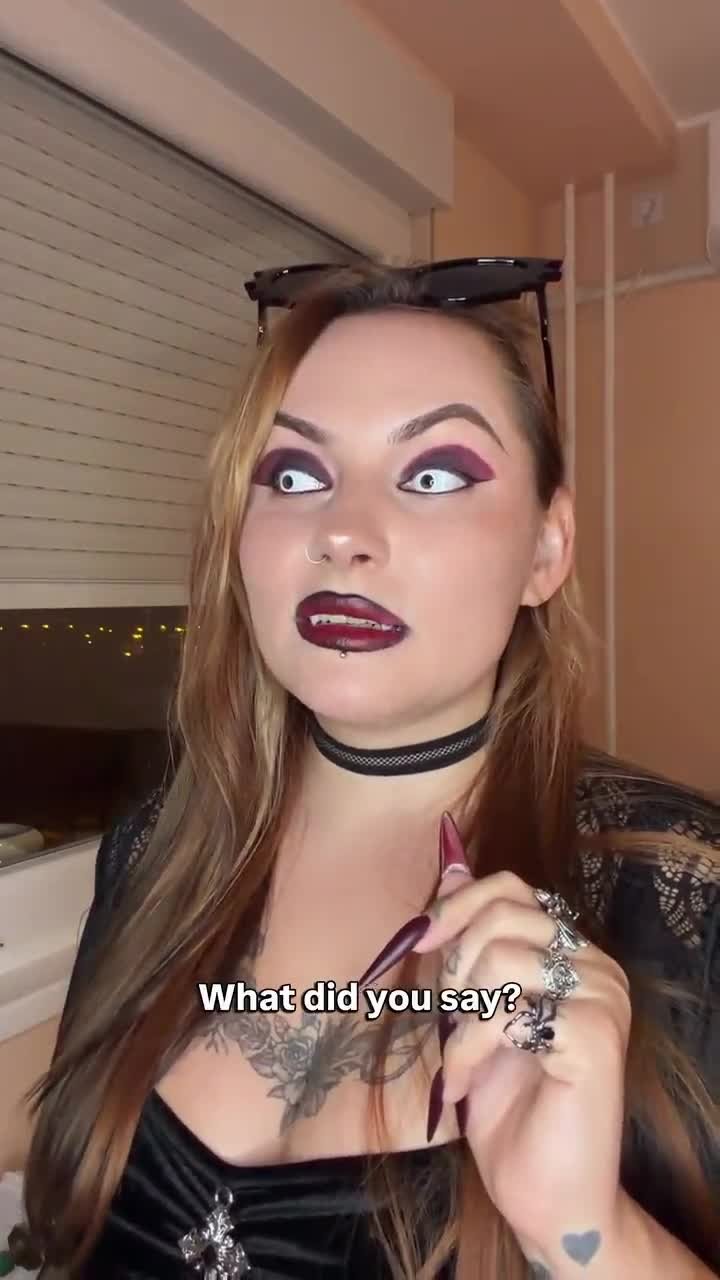 [User Submitted] Failed Serbian Goth TikTok Creator Doesn't Want You to Know She Secretly Loves BBC (11)