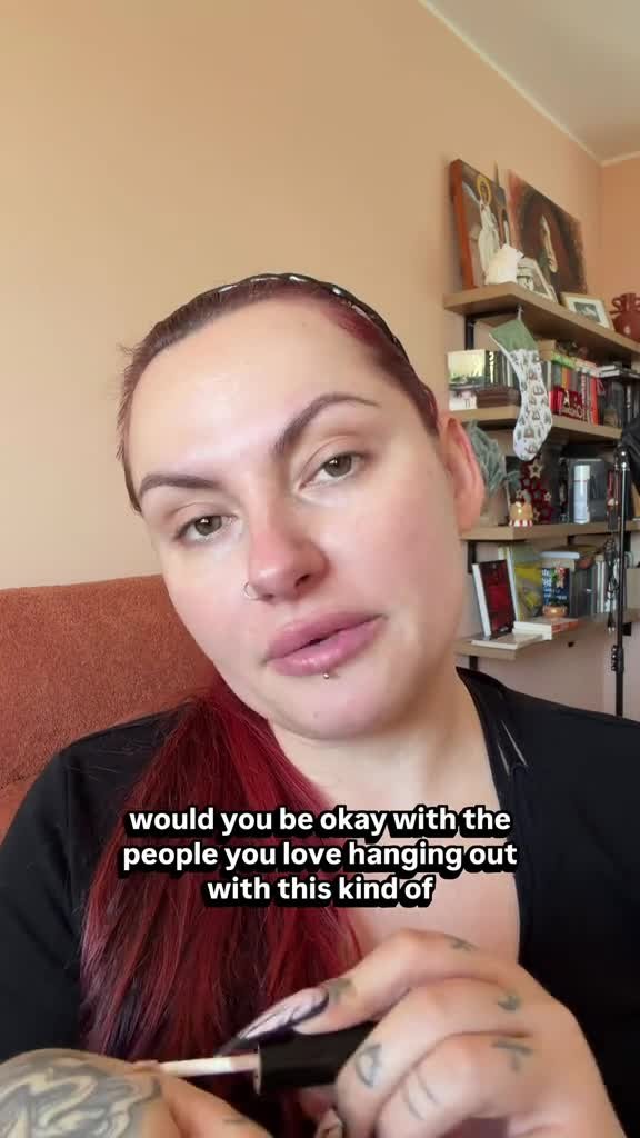 [User Submitted] Failed Serbian Goth TikTok Creator Doesn't Want You to Know She Secretly Loves BBC (6)