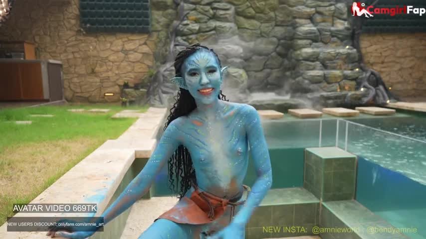 Amnie Ticket Avatar Cosplay Dildo Ride Chaturbate