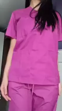 Pretty girl got facial