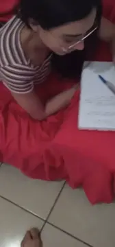 dude has sex with his busty girlfriend while she’s doing her homework