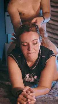 fucked his cock in her big tits