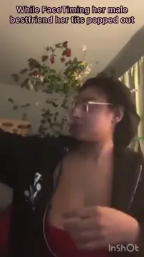 Drool running down her perfect tits deepthroat
