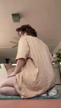 Luscious Ass Strut in Lingerie