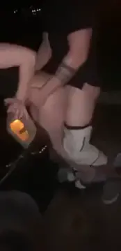Hot Blonde Stop the Car in Public to Get Fucked by Her Bf