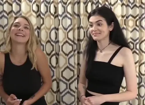 Celebstrending Blonde Lingerie Ride